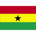 Ss Collectibles 5 ft. X 8 ft. Nyl-Glo Ghana Flag SS171037